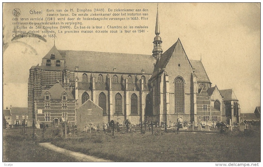 Gheel   Kerk Van De H. Dimphna   1936 - Geel