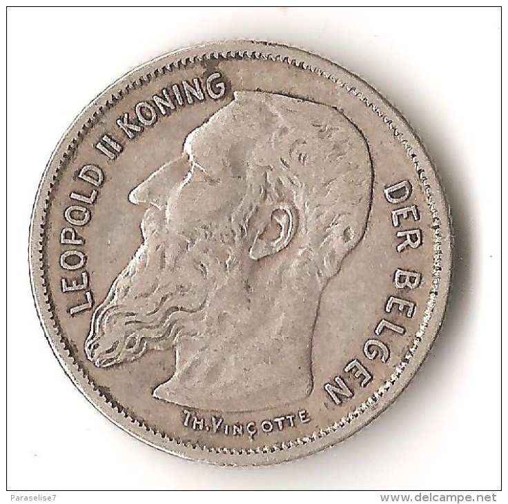 BELGIQUE  2 FRANK  1904 ARGENT - 2 Francs