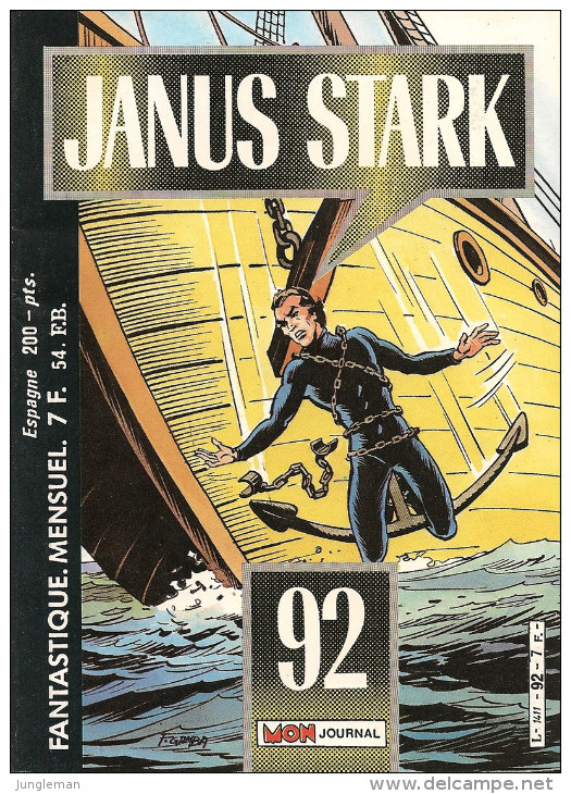 Janus Stark N° 92 - Editions Aventures Et Voyages - Avec Aussi Le Masque De Cuir, Syntek - Août 1986 - Neuf - Janus Stark