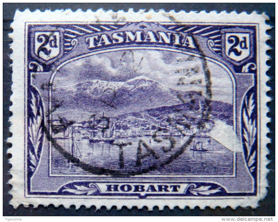 TASMANIA 1899 2d Hobart USED Watermark : 78  Scott88 CV$3 - Used Stamps