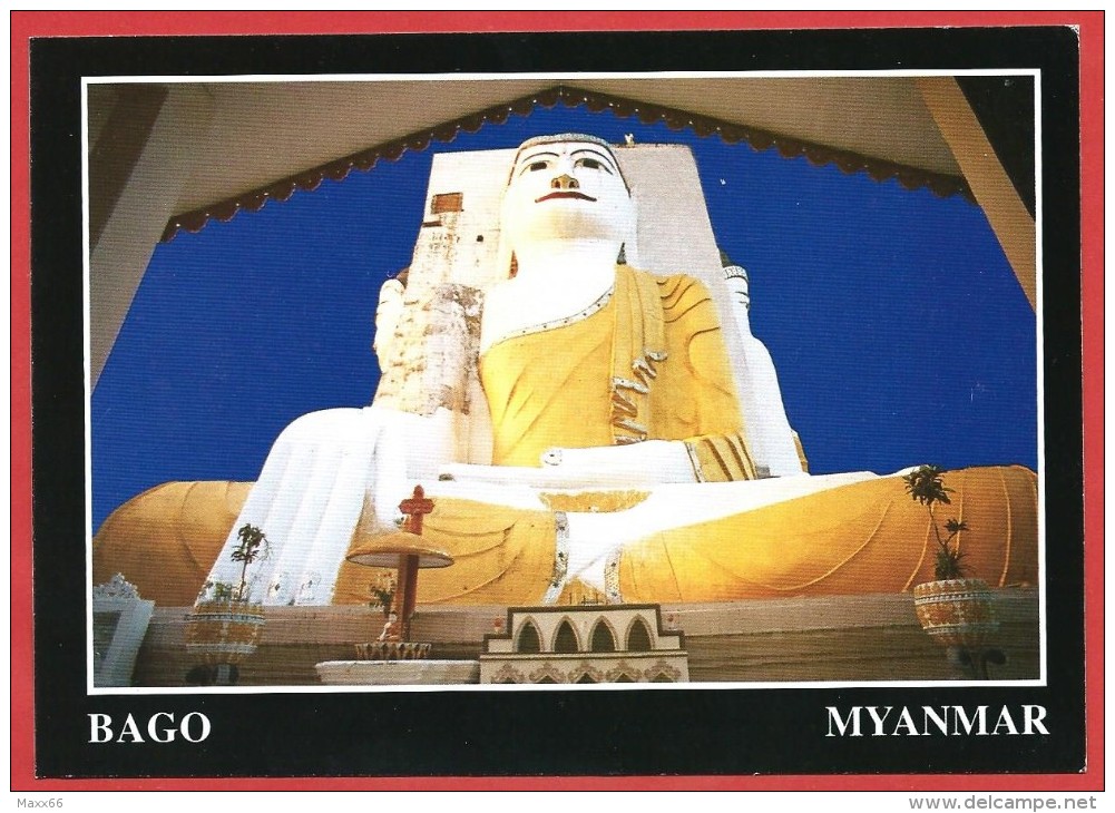 CARTOLINA NV BIRMANIA MYANMAR - BAGO - Golden Spired Pagodas - 10 X 15 - Myanmar (Burma)