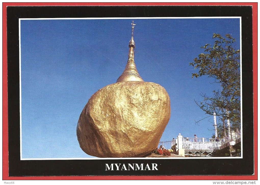 CARTOLINA NV BIRMANIA MYANMAR - Kyaik Tiko Pagoda - Pagoda Kyaiktiko - 10 X 15 - Myanmar (Burma)