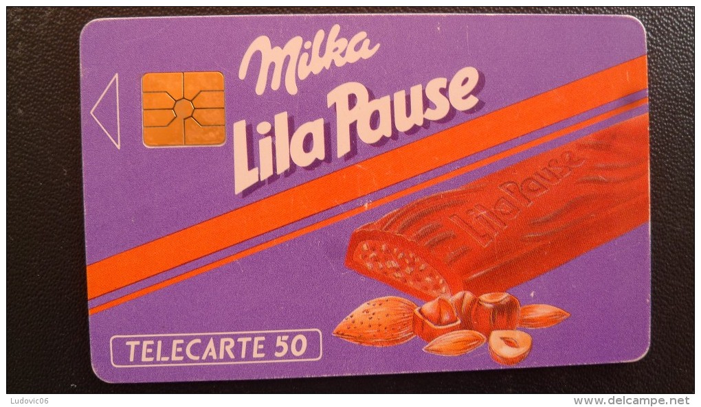 F127 - LILA PAUSE - 50 GEM - Petite Variété Au V° - 1990