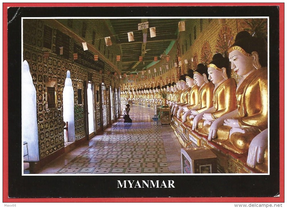 CARTOLINA NV BIRMANIA MYANMAR - SAGAING - Onhmin Thonze Pagoda - 10 X 15 - Myanmar (Birma)