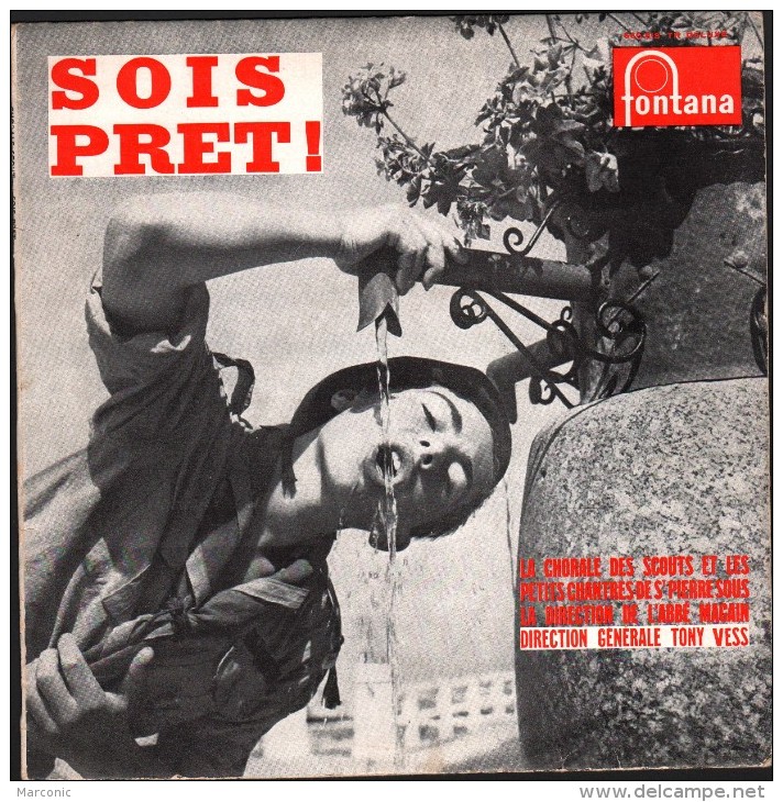 La CHORALE Des SCOUTS, PETITS CHANTRES De ST PIERRE - SOIS PRETS - Vinyle 33 T - Scoutisme