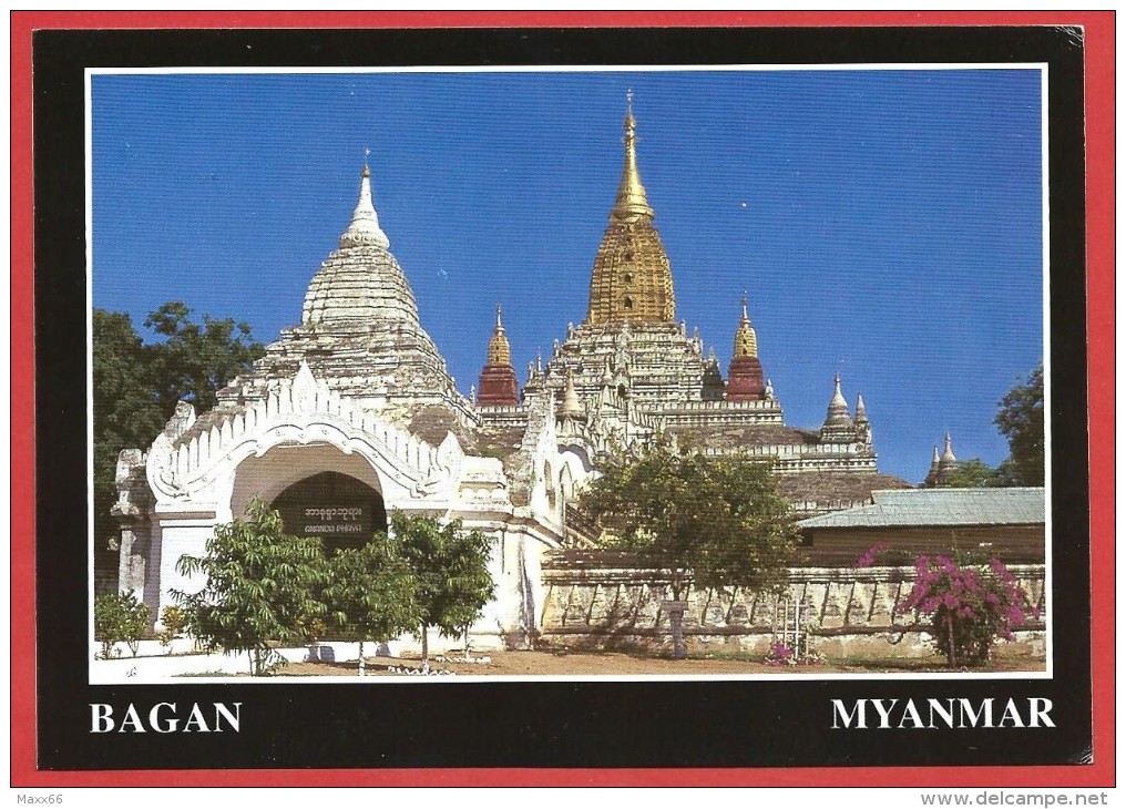 CARTOLINA NV BIRMANIA MYANMAR - BAGAN - Ananda Temple - 10 X 15 - Myanmar (Burma)