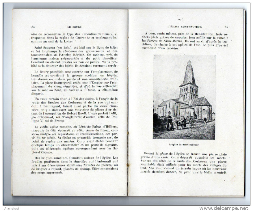 L'Ile D'Yeu Livre Touristique Du Dr Viaud-Grand-Marais, Carte Séparée De 1938 80 Pages Très Bien Fait, Dessins, Photos - Publicités