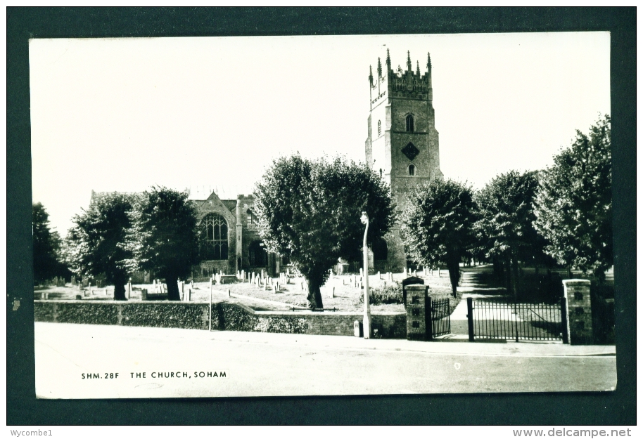 ENGLAND  -  Soham Church   Used Postcard As Scans - Andere & Zonder Classificatie