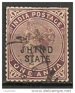 Timbres - Asie - Etats Princiers De L´Inde - Jhind - 1 A. - 1886-88 - - Jhind