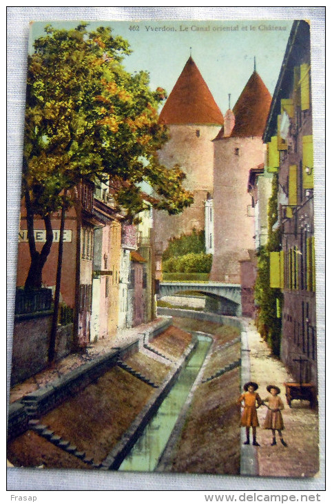 SUISSE,HELVETIA,SWISS, YVERDON CANAL ORIENTAL - Yverdon-les-Bains 