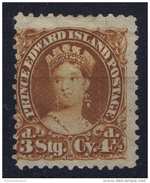 Canada: Prince Edward Island 1870 Mi Sc 10 MH/* - Nuovi