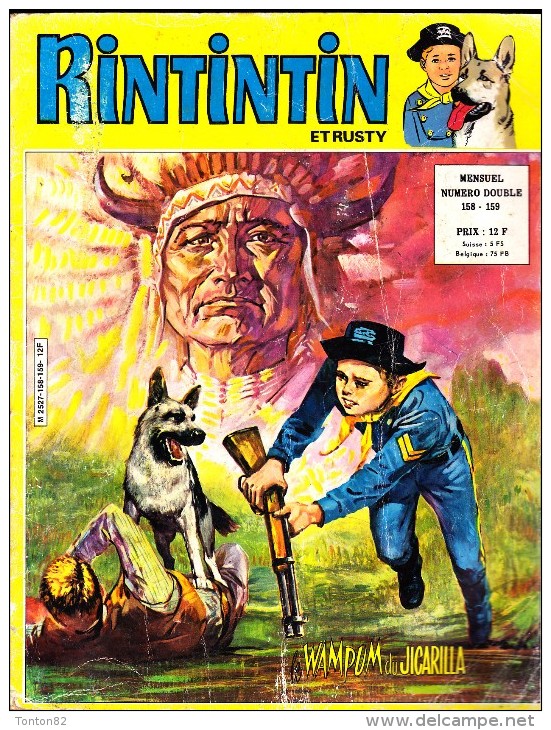 Rin Tin Tin - N° 158 / 159- Sagedition - (  Avril / Mai 1983 ) . - Rintintin