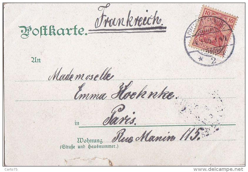 Allemagne - Berlin - Kaiser Friedrich Gedächtniss Kirche - Postmarked 1906 - Tegel