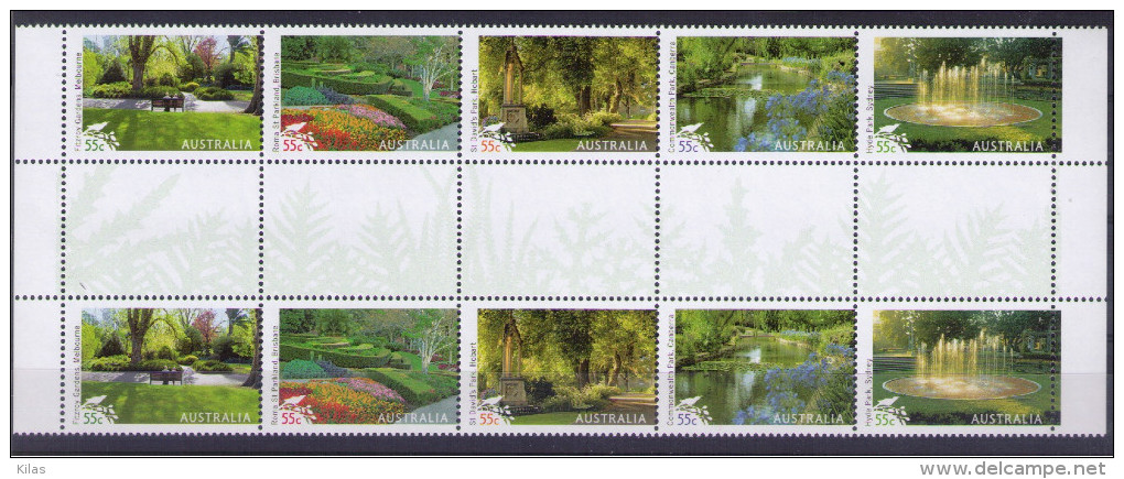 AUSTRALIA  Parks & Gardens "multiple" - Sheets, Plate Blocks &  Multiples