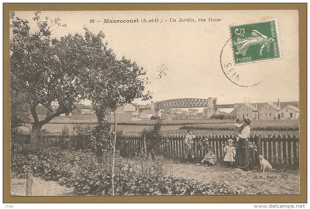 10 - Maurecourt (S. Et O.) - Un Jardin, Rue Itasse - Maurecourt