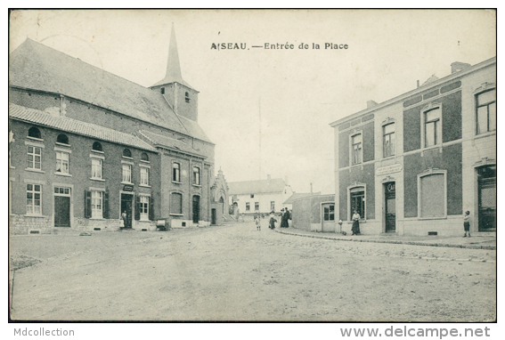 BELGIQUE AISEAU / Entrée De La Place / - Aiseau-Presles