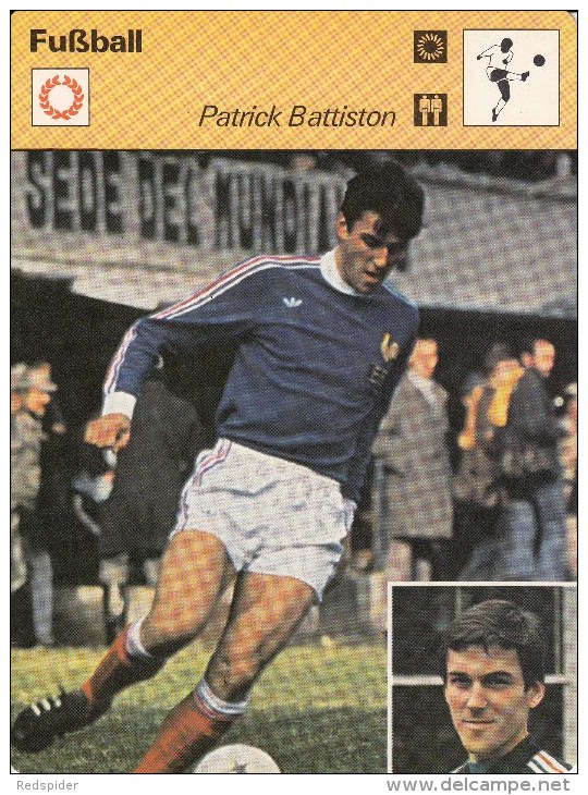 FUSSBALL-FOOTBALL-SOCCER- CALCIO, Trading Card / Sammelkarte, 1977-78, Ca. 16x12 Cm, Ed. Rencontre S.A., Lausanne - Calcio