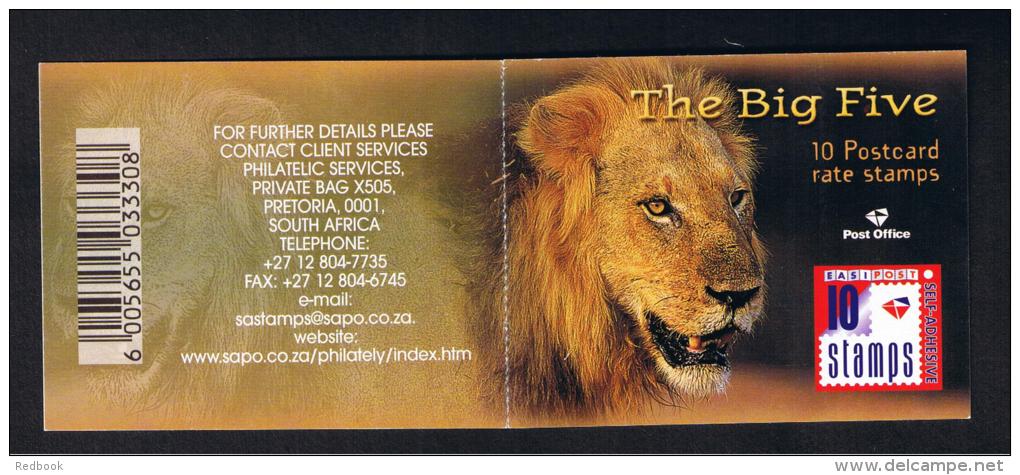 RB 991 - 2001 South Africa Big Five Stamp Booklet - Unused Stamps