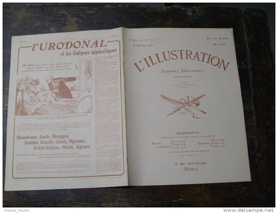 1915 Pub PHOSCAO ; Les Petits Enfants Belges à AMSTERDAM ; Funérailles De Bruno GARIBALDI ; Radiographie Des Blessés - L'Illustration