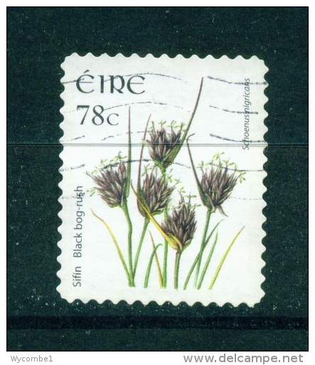 IRELAND  -  2004  Wild Flower Definitives  Bog Rush  78c  Large Format Booklet Stamp  Self Adhesive Gum  Used As Scan - Usati