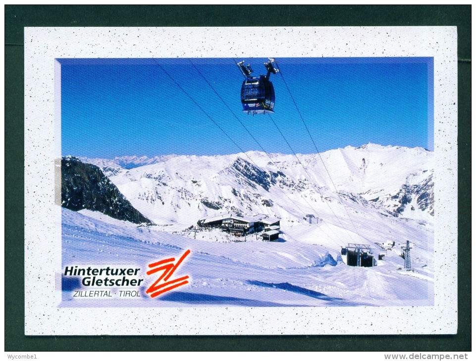 AUSTRIA  -  Zillertal  Ski Lift  Unused Postcard As Scan - Zillertal