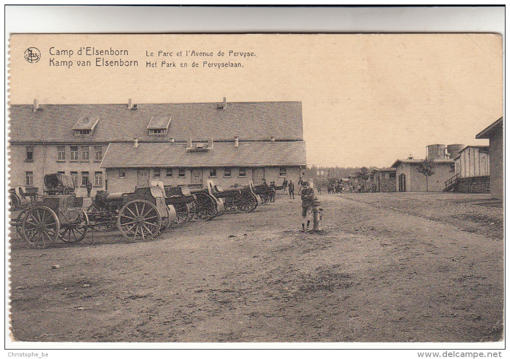 Elsenborn, Camp, Kamp, Het Park En De Pervyselaan (pk14810) - Elsenborn (camp)