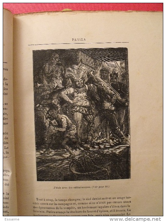 Patira. Raoul De Navery. édition Populaire Très Illustrée (Lemaître, Zier, Castelli...). Sd (1890) - Aventura