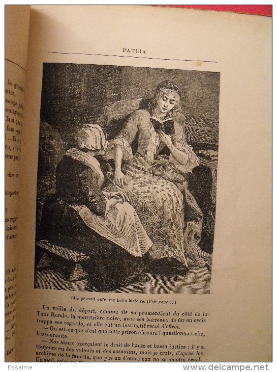 Patira. raoul de Navery. édition populaire très illustrée (Lemaître, Zier, Castelli...). sd (1890)