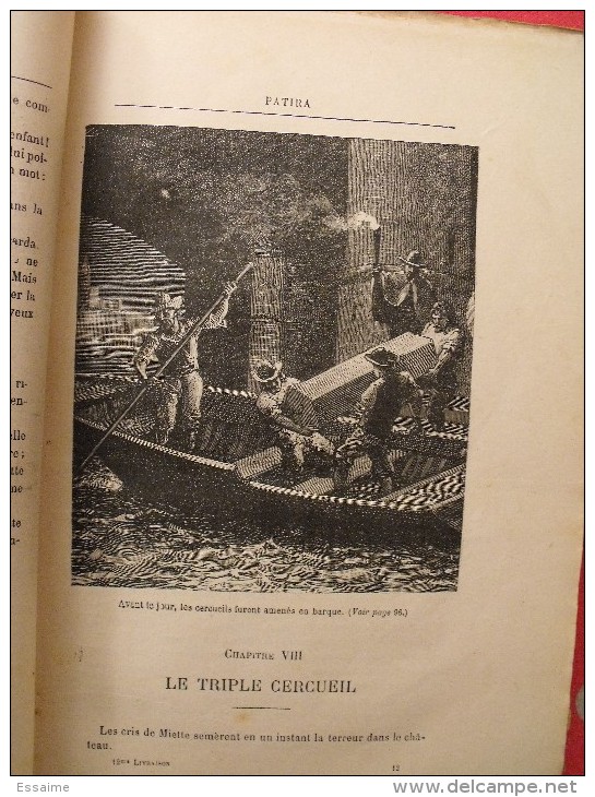 Patira. raoul de Navery. édition populaire très illustrée (Lemaître, Zier, Castelli...). sd (1890)