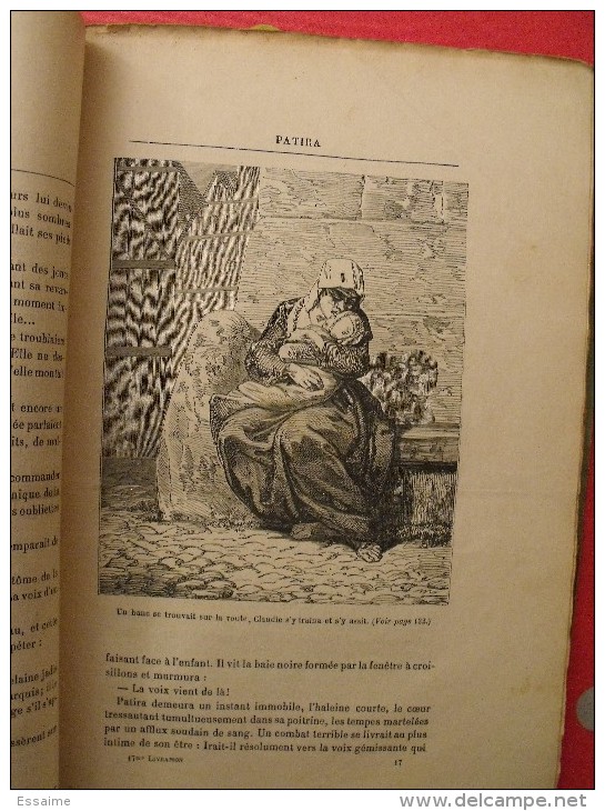 Patira. raoul de Navery. édition populaire très illustrée (Lemaître, Zier, Castelli...). sd (1890)