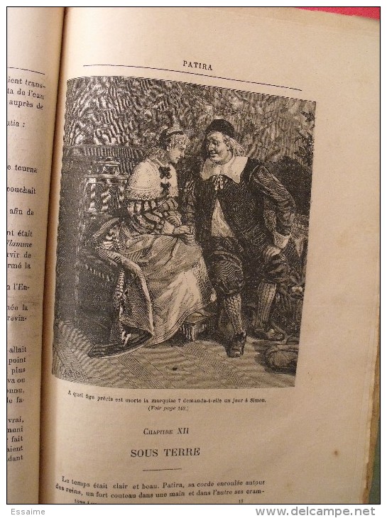 Patira. raoul de Navery. édition populaire très illustrée (Lemaître, Zier, Castelli...). sd (1890)