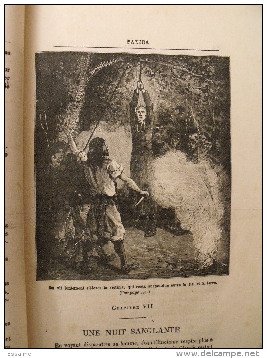 Patira. raoul de Navery. édition populaire très illustrée (Lemaître, Zier, Castelli...). sd (1890)