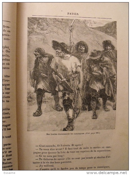 Patira. raoul de Navery. édition populaire très illustrée (Lemaître, Zier, Castelli...). sd (1890)