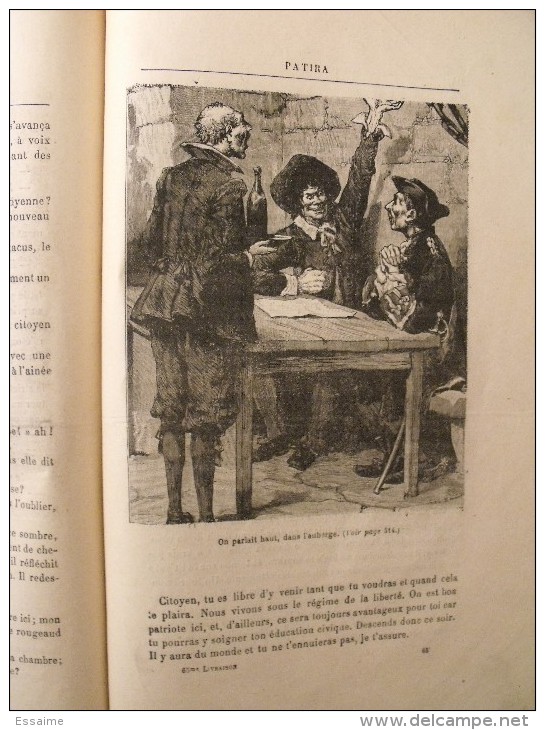 Patira. raoul de Navery. édition populaire très illustrée (Lemaître, Zier, Castelli...). sd (1890)