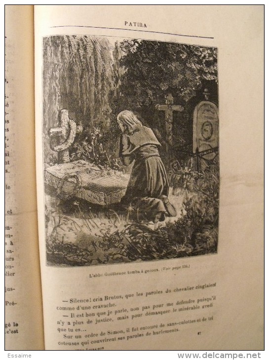 Patira. raoul de Navery. édition populaire très illustrée (Lemaître, Zier, Castelli...). sd (1890)