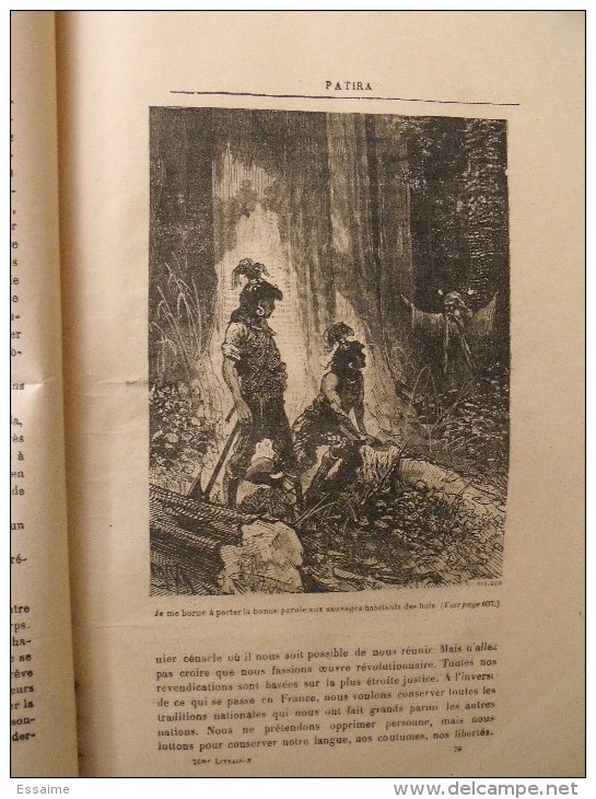 Patira. raoul de Navery. édition populaire très illustrée (Lemaître, Zier, Castelli...). sd (1890)