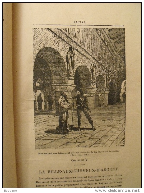 Patira. raoul de Navery. édition populaire très illustrée (Lemaître, Zier, Castelli...). sd (1890)