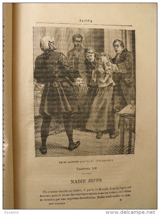 Patira. raoul de Navery. édition populaire très illustrée (Lemaître, Zier, Castelli...). sd (1890)