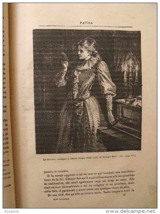 Patira. raoul de Navery. édition populaire très illustrée (Lemaître, Zier, Castelli...). sd (1890)