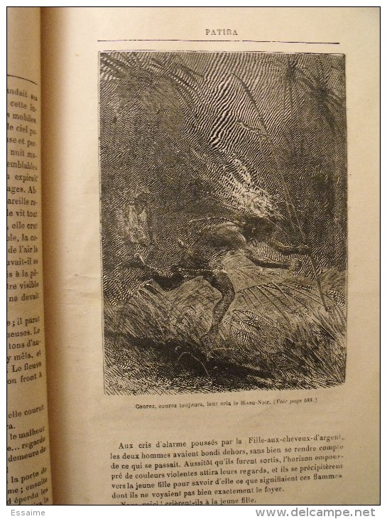 Patira. raoul de Navery. édition populaire très illustrée (Lemaître, Zier, Castelli...). sd (1890)