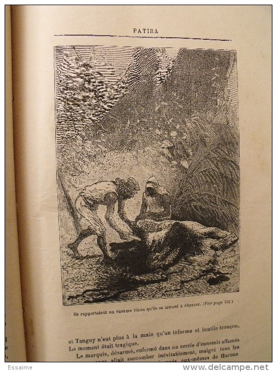 Patira. raoul de Navery. édition populaire très illustrée (Lemaître, Zier, Castelli...). sd (1890)