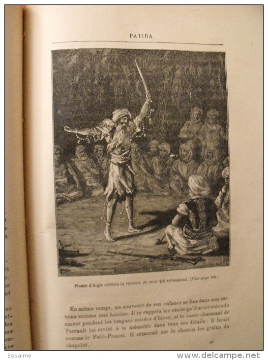 Patira. raoul de Navery. édition populaire très illustrée (Lemaître, Zier, Castelli...). sd (1890)