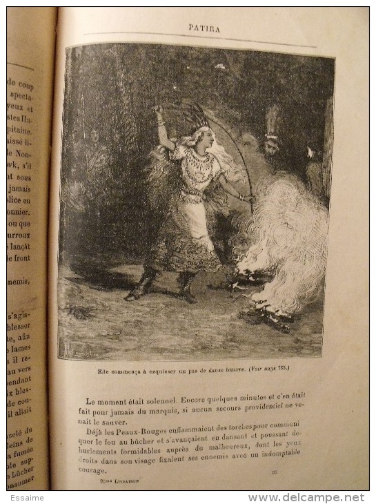 Patira. raoul de Navery. édition populaire très illustrée (Lemaître, Zier, Castelli...). sd (1890)