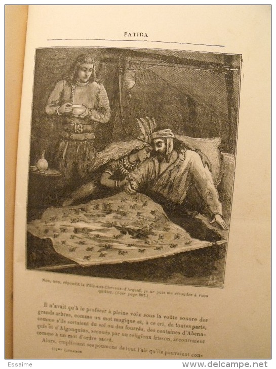 Patira. raoul de Navery. édition populaire très illustrée (Lemaître, Zier, Castelli...). sd (1890)