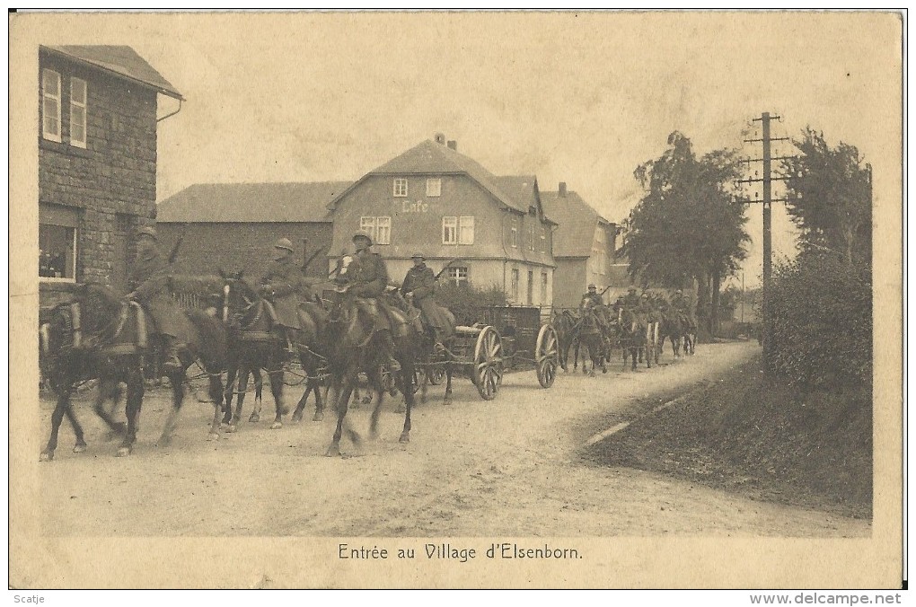 Camp D´ Elsenborn  Kamp  -   Entrée Au Village - Elsenborn (camp)