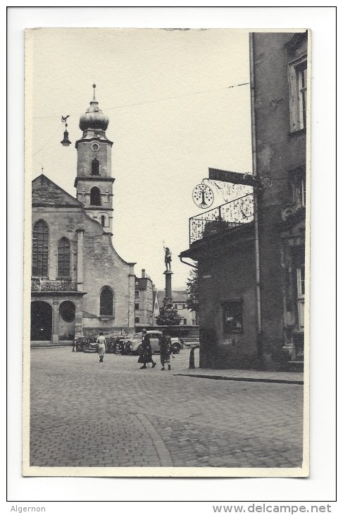 10319 - Ville Place Et Fontaine à Identifier  Kodak Année 1940-45 - Lindau A. Bodensee