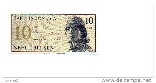 6-405. Billete Indonesia. 10. - 1964. Plancha - Indonesia