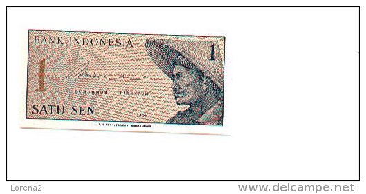 6-407. Billete Indonesia. 1 Satu Sen 1964. Plancha - Indonesia