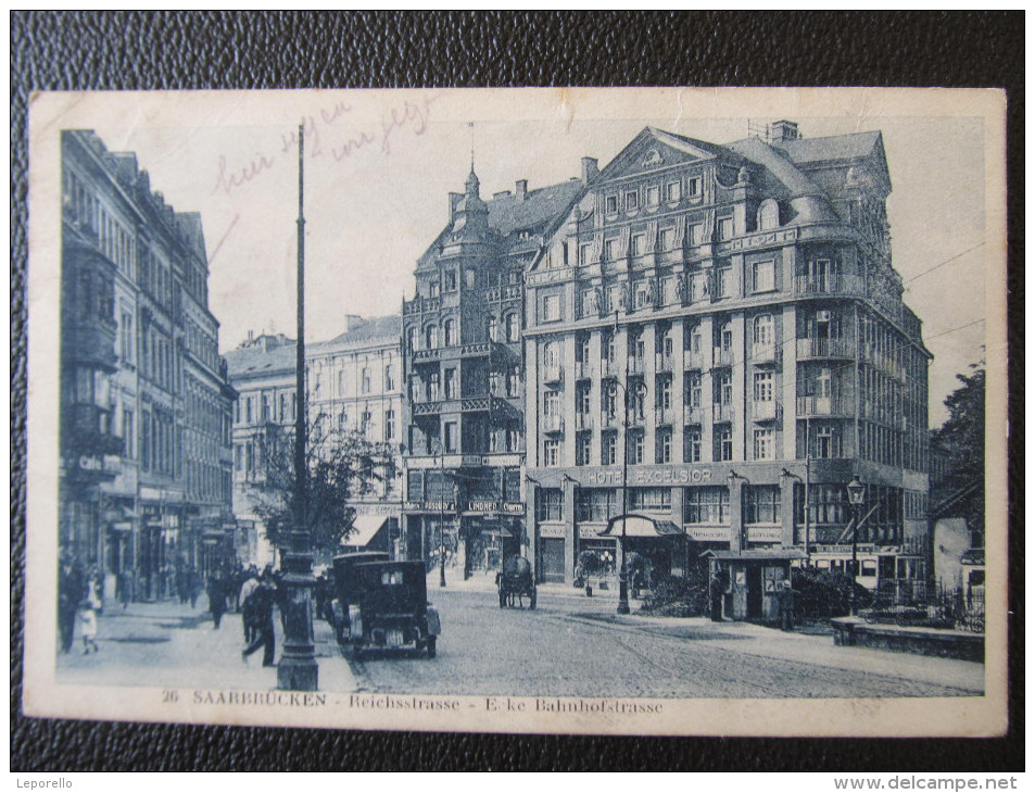 AK SAARBRÜCKEN Reichsstrasse Ca.1930   /// D*14023 - Saarbrücken