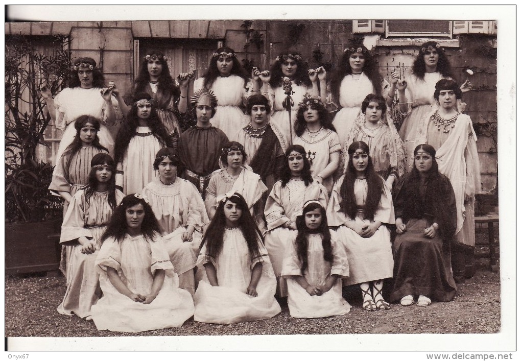 Carte Postale Photo ROUEN (Seine Maritime) Troupe De Théâtre ? Spectacle Photo HURLEY, Rouen- VOIR 2 SCANS - - Rouen